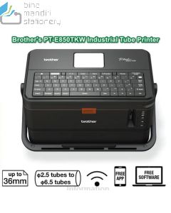 E-Katalog gambar alat tulis P-touch Labeller Brother PT-E850TKW Tube Printer + Keyboard + Wireless