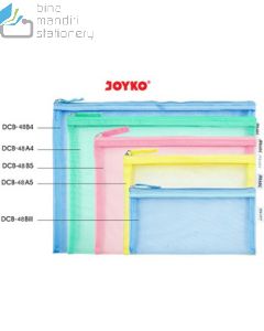 Jual Kantong Poket Resleting Dokument Joyko Document Bag DCB-48 A4 terlengkap di toko alat tulis