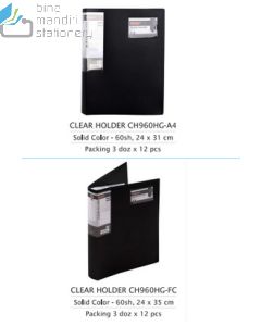 Jual Map Pelindung Berkas Kenko CH960HG A4 Clear Holder terlengkap di toko alat tulis