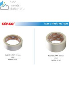 Gambar perlengkapan sekolah Kenko Masking Tape 48 mm Lakban Kertas dan aneka katalog Kenko grosir