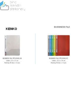 Brosur gambar perlengkapan kantor Kenko PP320HG FC Business File Map Berkas