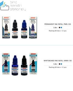 e-catalogue gambar stationery Kenko Permanent Ink Refill PMR-100 Isi Spidol Permanen