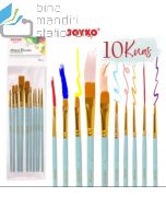 Jual Kuas Lukis Cat Air Cat Minyak Akrilik Set Joyko Brush BR-17 terlengkap di toko alat tulis