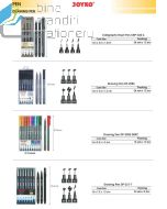 Contoh Joyko Drawing Pen DP-298S-059C Pena Menggambar merek Joyko